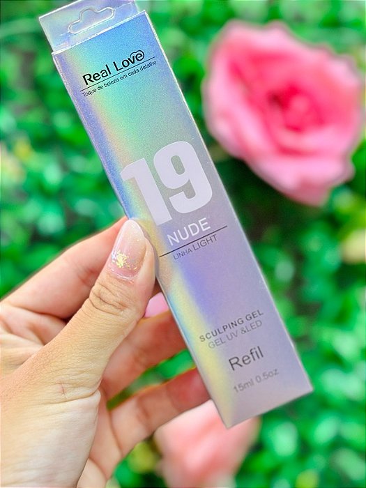 GEL LINHA LIGHT SACHÊ 15G REAL LOVE  - 19 NUDE
