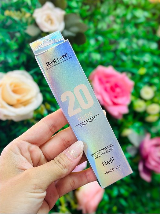 GEL LINHA LIGHT SACHÊ 15G REAL LOVE  - 20 NUDE