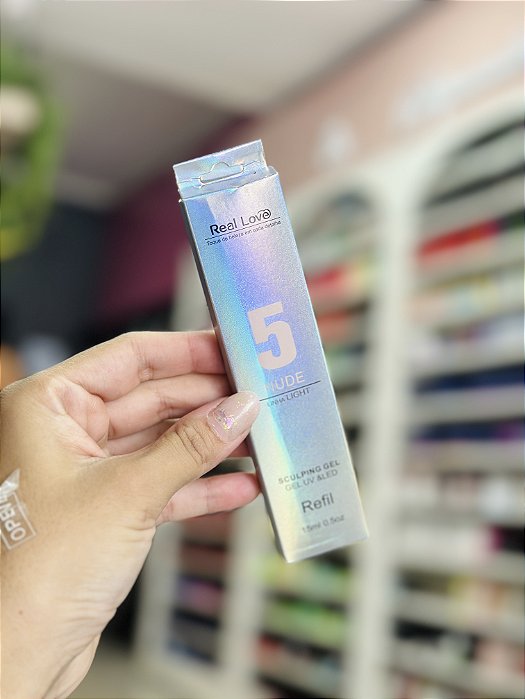 GEL LINHA LIGHT SACHÊ 15G REAL LOVE  - 5 NUDE