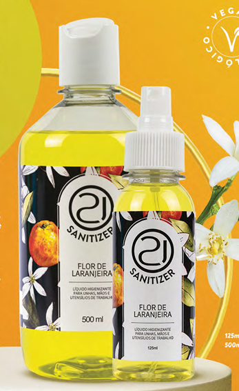 HIGIENIZADOR 125ML NAILS 21  - FLOR DE LARANJEIRA
