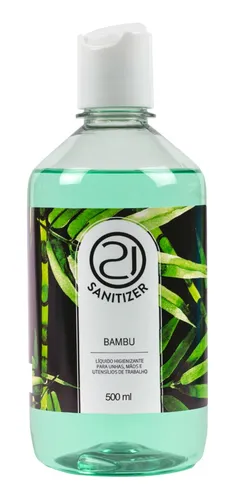 HIGIENIZADOR 500ML NAILS 21 - BAMBU