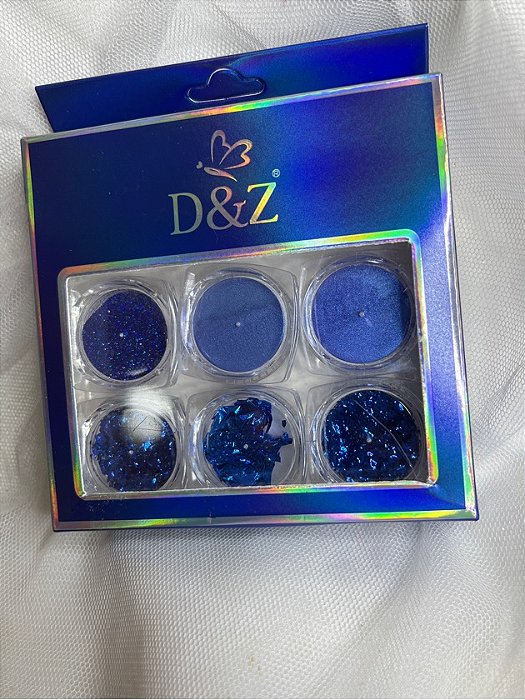 KIT GLITTER AZUL D&Z