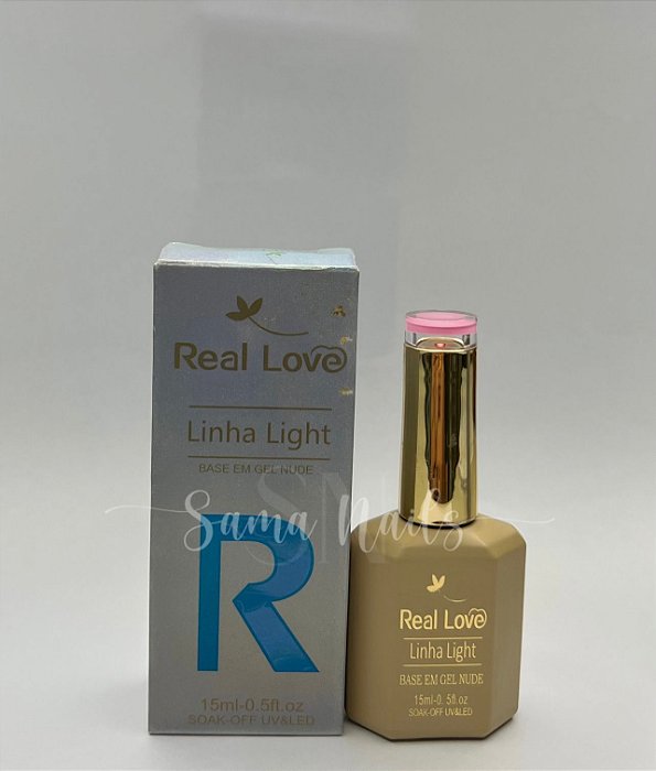 BASE EM GEL 15ML LINHA LIGHT REAL LOVE - NUDE 05