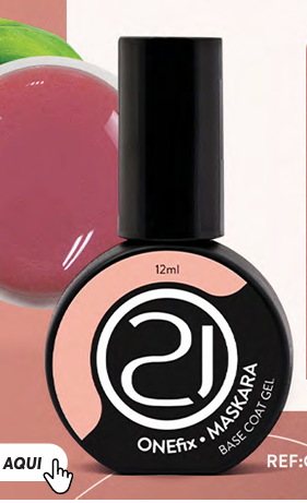 CAPA BASE ONEFIX 12ML NAILS 21  - MASKARA
