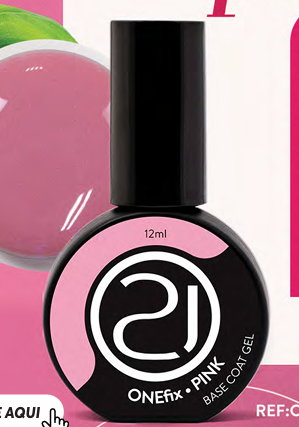 CAPA BASE ONEFIX 12ML NAILS 21  - PINK