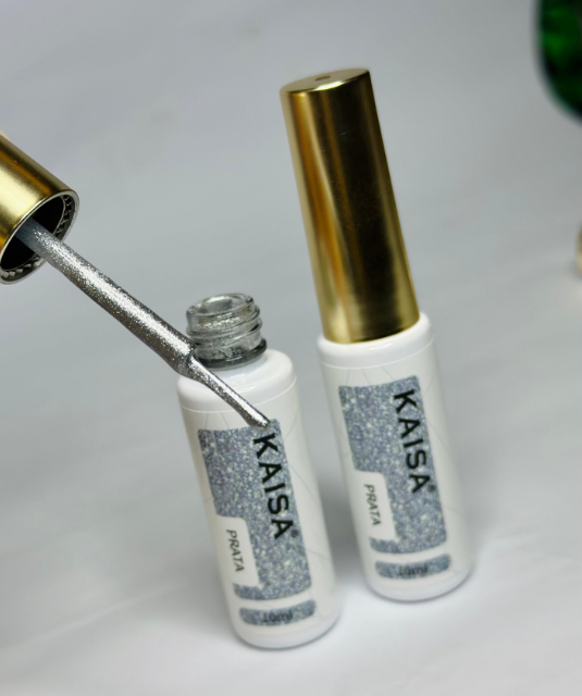 ESMALTE PINCEL FINO KAISA - PRATA