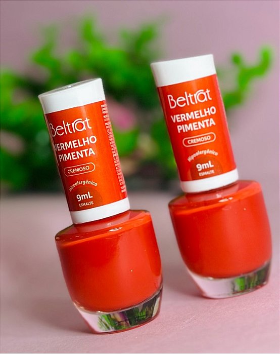 ESMALTE TRADICIONAL 9ML BELTRAT - VERMELHO PIMENTA