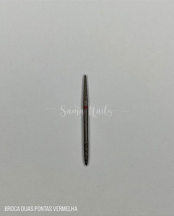 BROCA TUNGSTÊNIO - DUAS PONTAS VERMELHA