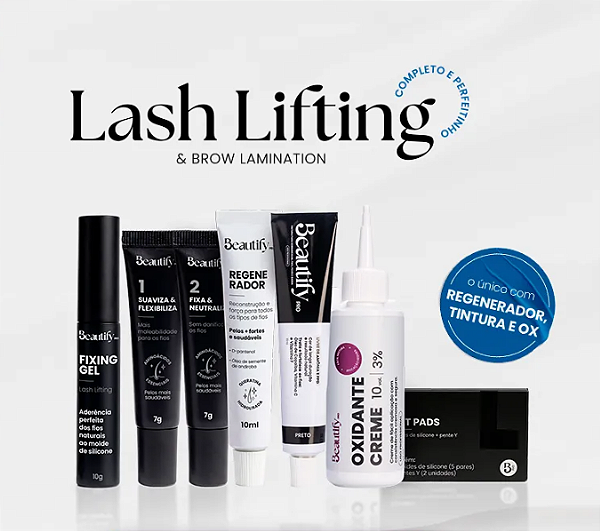 KIT LASH LIFTING E LAMINATION BEAUTIFY PRO