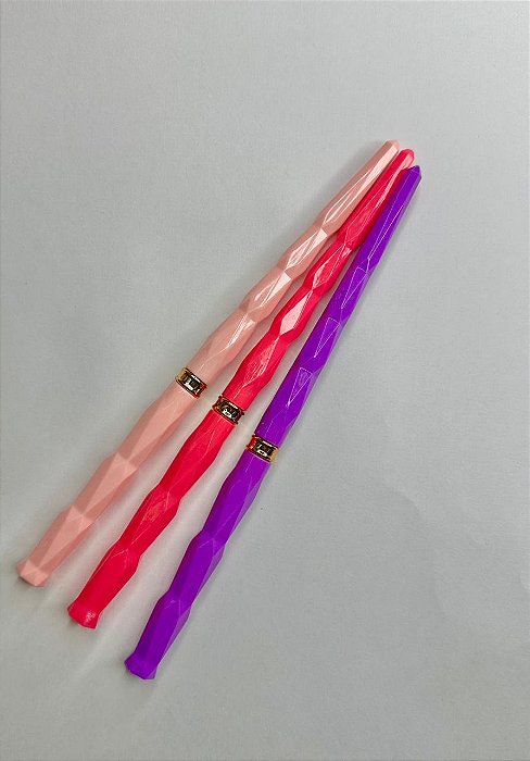 KIT 3 PINCÉIS TEXTURIZADO PONTA FINA