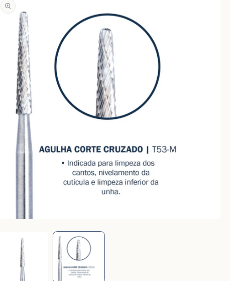 AGULHA CORTE CRUZADO TUNSTENIO - Faixa Azul BLUWE