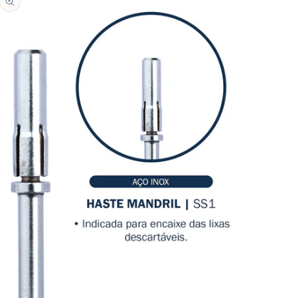 HASTE MANDRIL SS1 - ACO INOX BLUWE