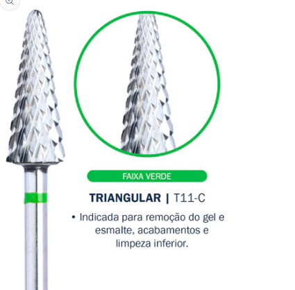 TRIANGULAR TUNSTENIO - Faixa Verde BLUWE