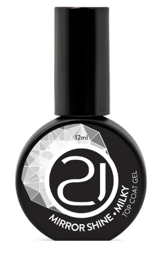 Top Coat Mirror Shine Milky NAILS 21
