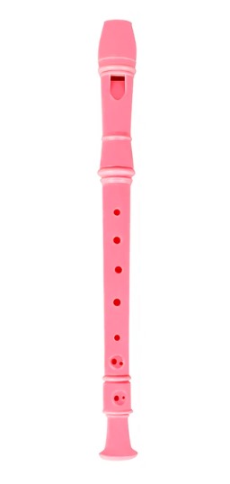 Clarinete de Flauta Longa com Bastão de Limpeza para Crianças e Iniciantes, Vertical, ABS, Instrumento Musical, Educação