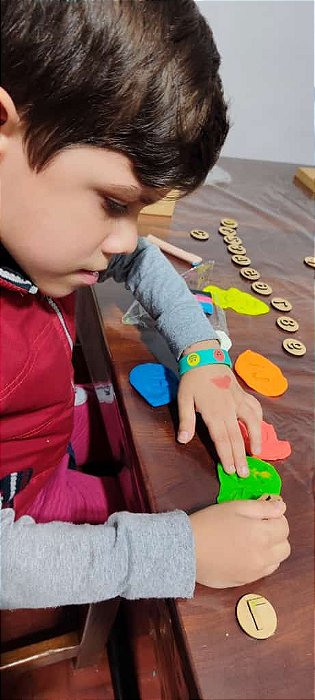 Carimbo em MDF Letras
