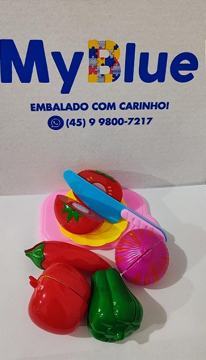 Frutinhas De Cortar Frutas E Legumes Cozinha Infantil  Educativo Pedagógico Presente Para Criança Didático Menina