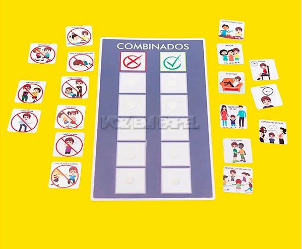 COMBINADOS POSITIVO E NEGATIVO -Voz em papel