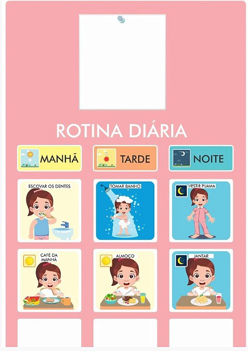 Rotina diária Feminino- Voz em Papel