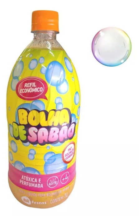 Refil para bolha de sabão de 1 litro