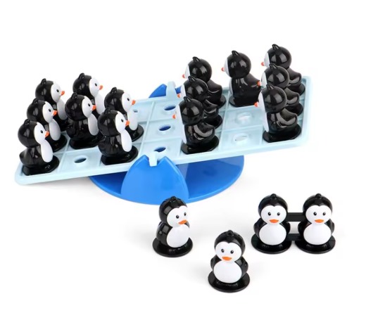 Jogo de tabuleiro: equilíbrio pinguim (jogo de pinguim, jogo de família)