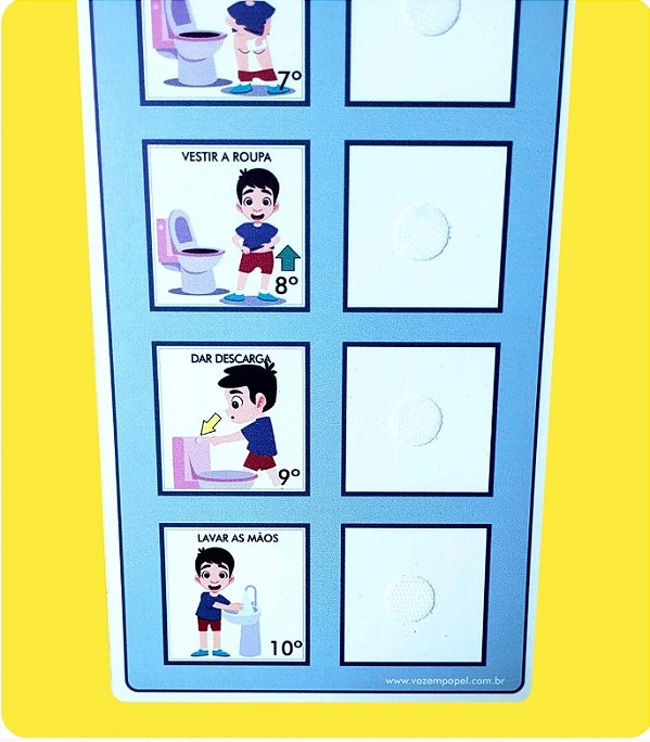 Pista Visual Usar o Banheiro (Masculino)