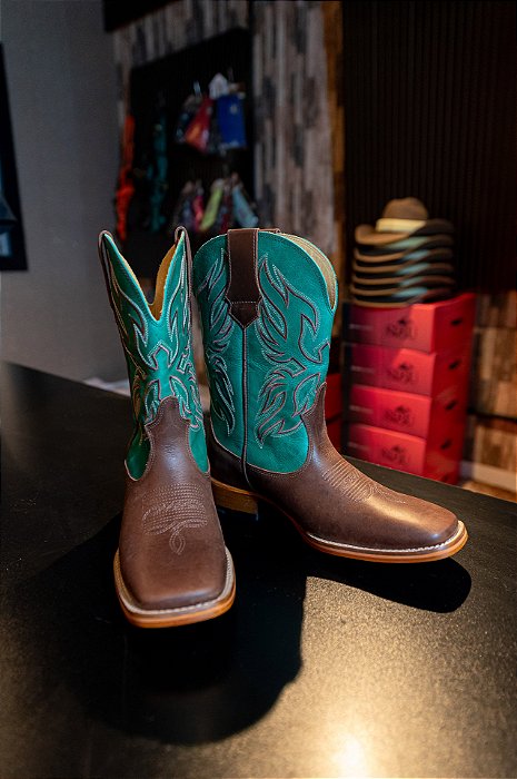 Bota Marco Véio Verde/Marrom