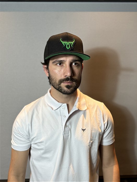 Boné Marco Véio Preto/Verde