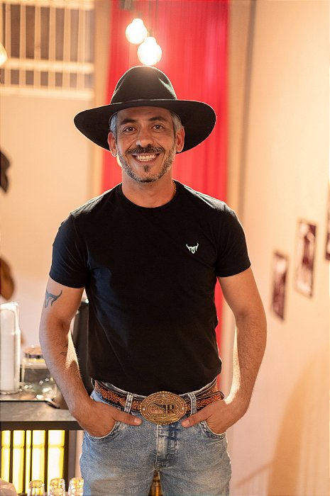 Camiseta Marco Véio Preta Básica