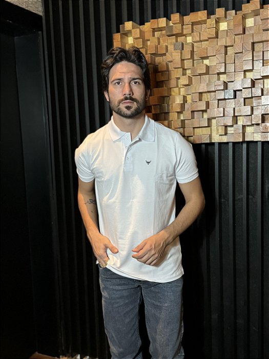 Camiseta Polo Marco Véio Branca