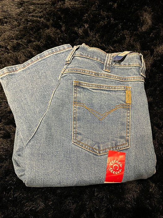 Calça Jeans Classic Tradicional Delavê