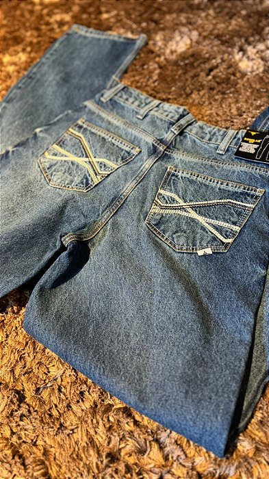 Calça Jeans Masculina Regular Fit New Road Hunter all hunter