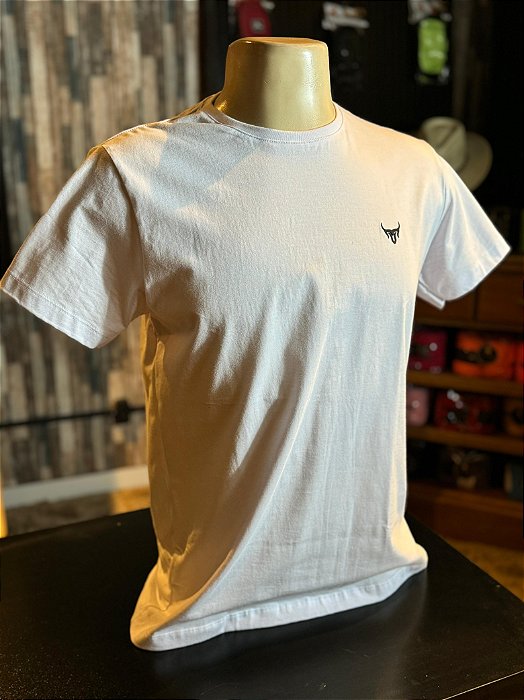 Camiseta Marco Véio Branca Básica - Plus Size