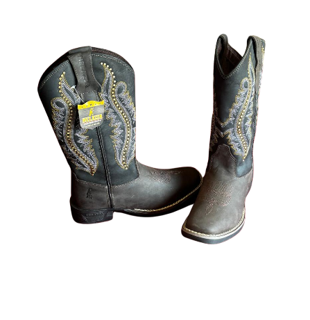 Bota Texana Helazza Feminina Café