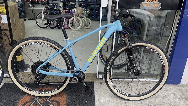 Bicicleta Aro 29 Elleven New Athom Azul/Amarelo 1x12v