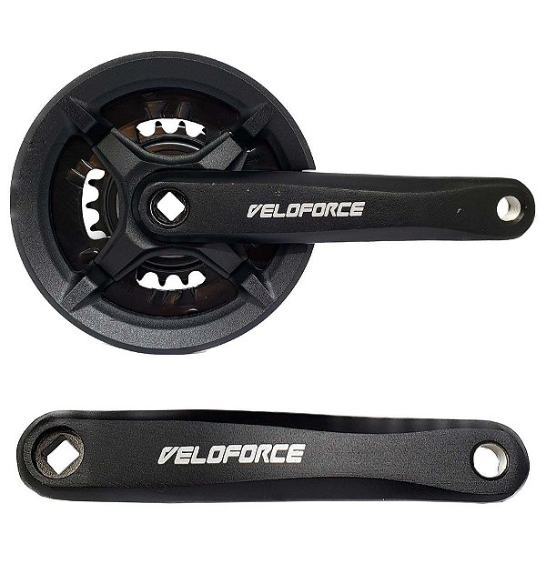Pedivela duplo Veloforce 36/22T Aluminio 8V