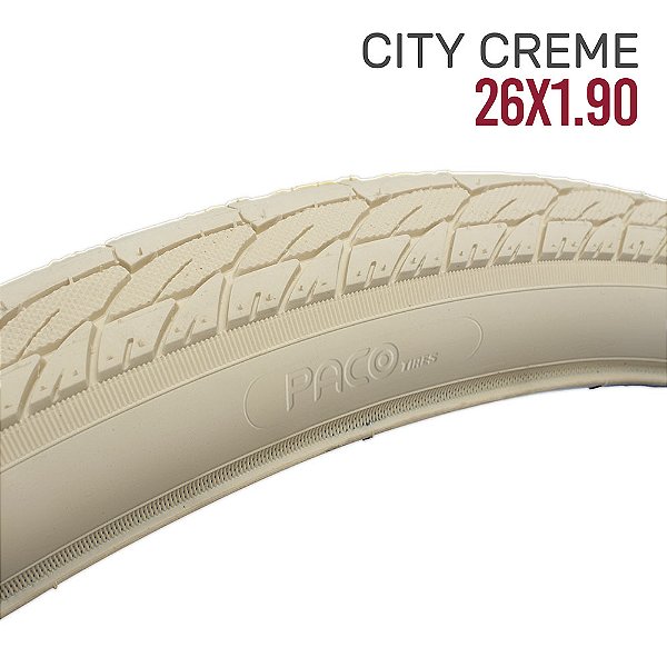 Pneu 26x1.90 city creme ( Par )