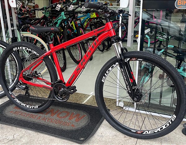 Bicicleta 29 Show Rocker vermelho Ferrari 21v Shimano