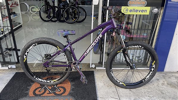 Bicicleta Aro 26 Absolute Brutus Grau Pro Roxa 2025
