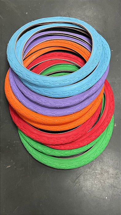 Pneu Aro 26 X 2.125 Kenda Flame Coloridos (PAR)