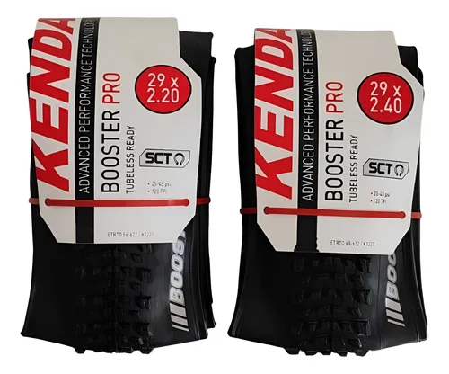 Par De Pneu Mtb Kenda Booster Pro Sct 29x2.20 Kvl 120tpi Tbl