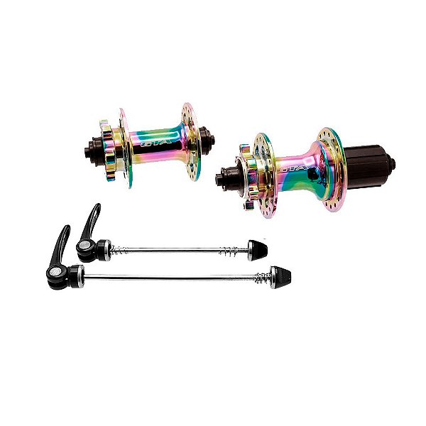 Par De Cubo Gta Barulhento GTA Cassete K7 36furos Bike Mtb Cores Cor Arco Iris