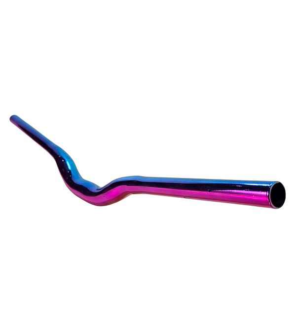 GUIDÃO VOADOR AÇO FREESTYLE 680mm/780mm RAINBOW ( Camaleão)