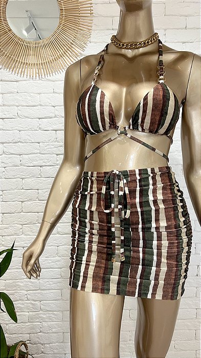 Mini Saia Franzida Trancoso