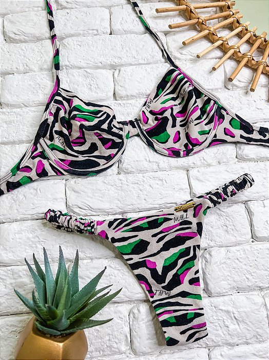 Calcinha Frufru Fio duplo Luanda (CORTININHA NÃO INCLUSO)