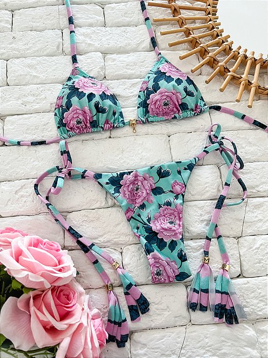 Calcinha Florença Fio Duplo Amarra Fina (BUSTO NÃO INCLUSO)