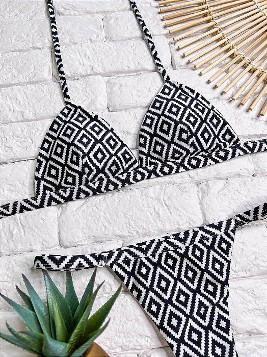 TOP FIXO Veneza com Bojo Removível (CALCINHA NÃO INCLUSO)