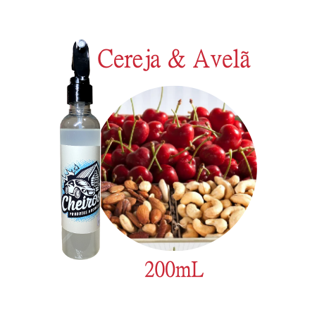 Água Perfumada Lençol Sofá Roupas - Cereja & Avelã