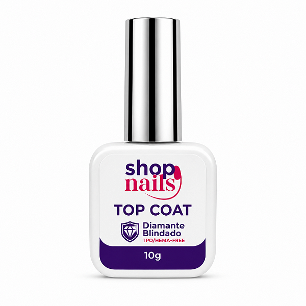 Top Coat Blindado Shop Nails Cosméticos 10ml
