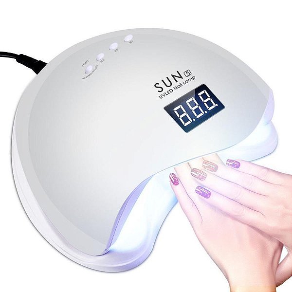 Cabine Sun 5 48w 24 Leds Uv Timer Digital Sensor Bivolt